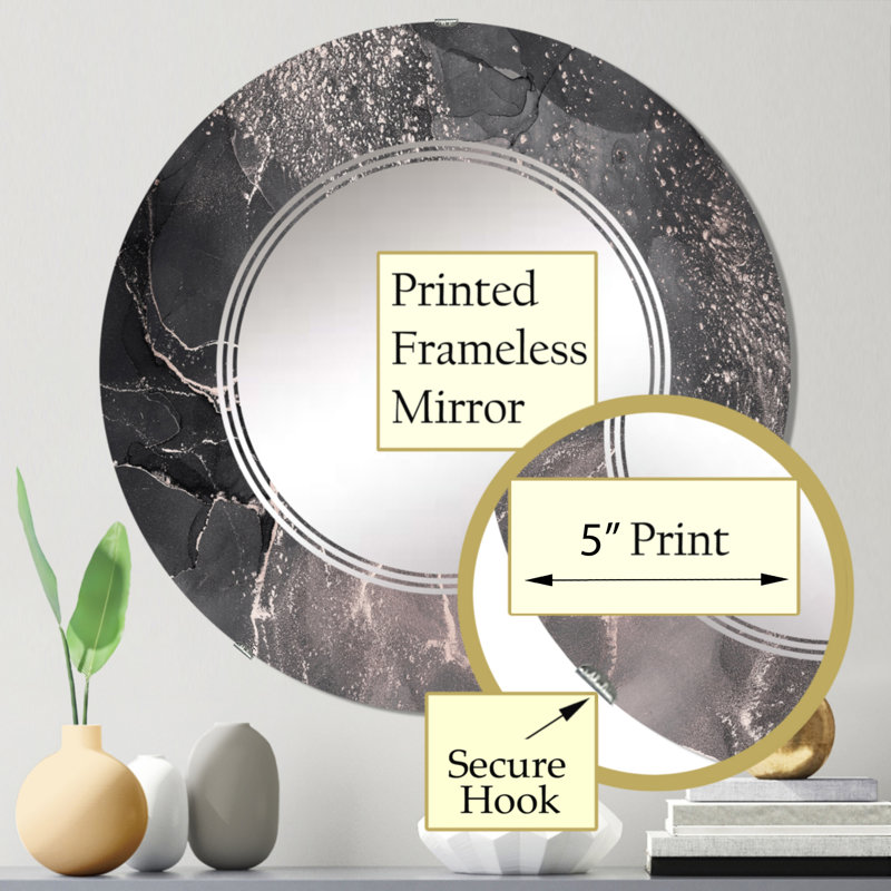 Miroir de salle de bain sans cadre, 24 po x 24 po