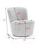 Stevie Boucle Swivel Barrel Chair-24380980
