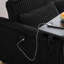 Velours côtelé noir avec table de petit déjeuner mobile et connecteur de bureau d'artisanat portuaire pour les artisans