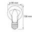 6.5W E27 Dimmable LED Globe Light Bulb Silver