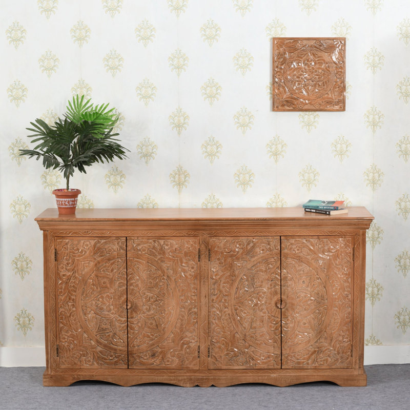 Artwork 175cm Solid Wood Sideboard