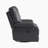 Hayslett Modern & Contemporary Breathable Faux Leather Swivel Glider 2-Tone Reclining Chair with Diamond Stitching, Gentle Gliding & Swivel Motion