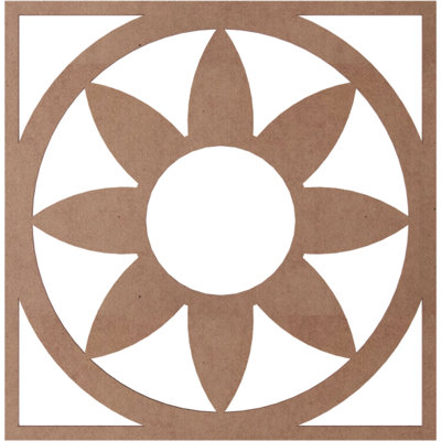 Médaillon de plafond 26 po x H 9 po x 9 po x P 9 po Blume