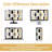 Ginder Room Darkening Blackout Thermal Insulated Grommet Lined Window Curtains Mid Century Geometric Pattern 2 Layers 2 Panels-730580170-764832223