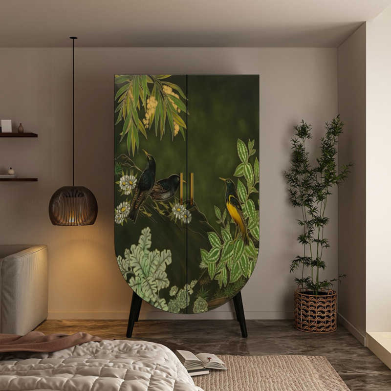 Fresh And Natural Painted Wardrobe