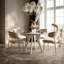 Extendable Round Metal Base Dining Table-1563213555-1563213552