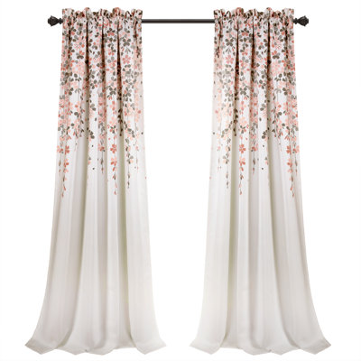 Weeping Flowers Room Darkening Pair