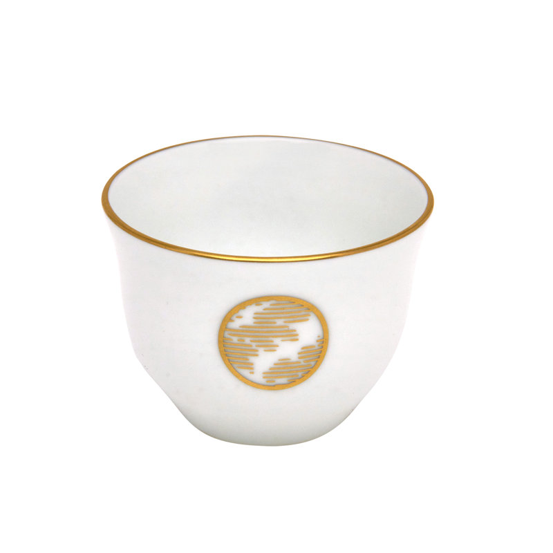 Damassé Ritz Paris Porcelain Espresso Cup