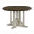 Crystell Round Solid Wood Base Dining Table