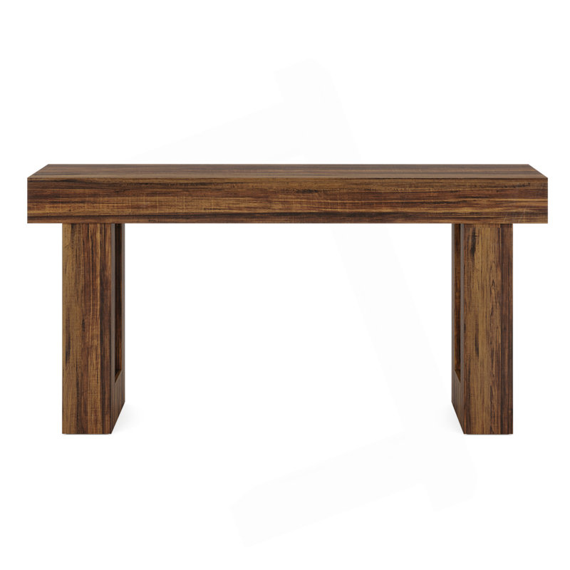 62.99"Long Farmhouse Console Table, Brown