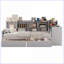 Lit de jour en L pleine grandeur avec rangement et bureau en L Bibliothèque, gris pour chambre d'amis