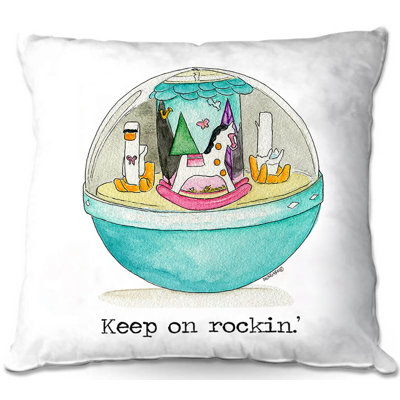  Couch Toys Keep on Rockin I Throw Pillow