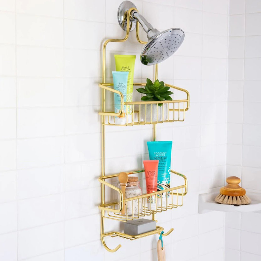 Extra Large Shower Caddy - Gold Rebrilliant 