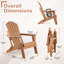 Chaise Adirondack pliante Azur-1004390834