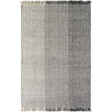 Aarhus Wool Ombre Area Rug in Gray