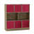 Oak/Fuchsia