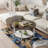 Rustic Farmhouse Round Wood Coffee Table With Storage-325629761