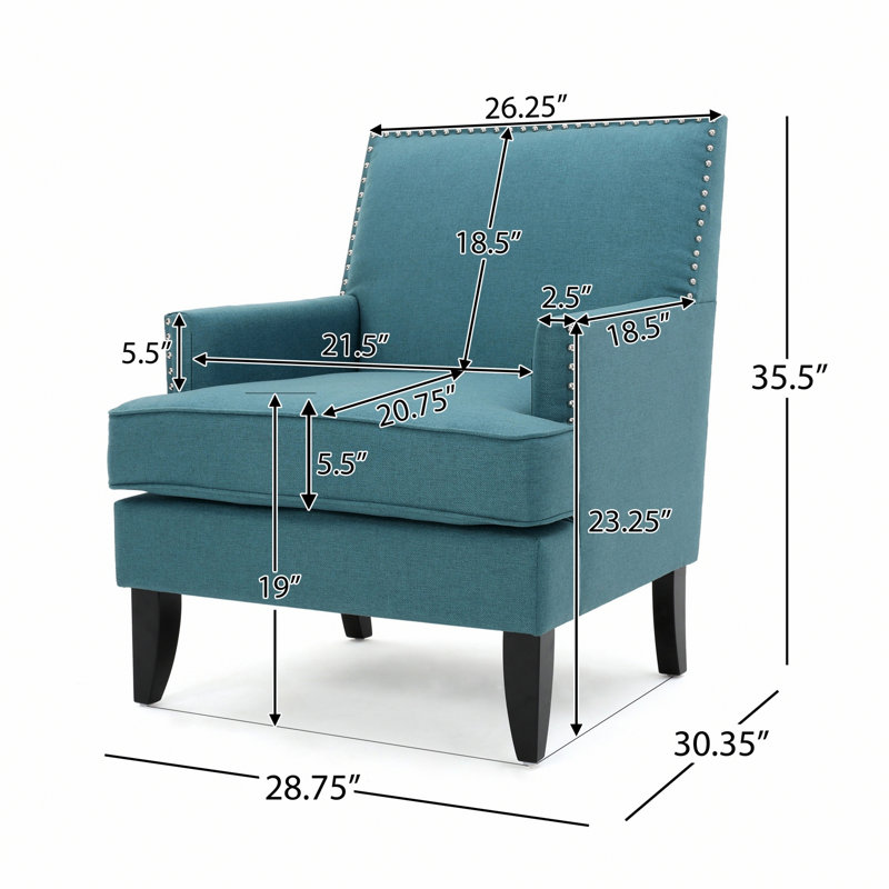 Chaise d'appoint simple pour l'intérieur