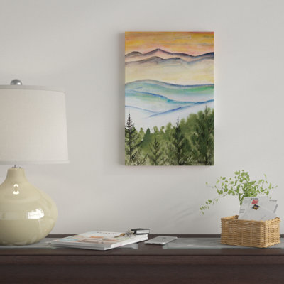 «Blue Ridge Mountains Landscape» par Derek McCrea, reproduction sur toile tendue