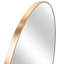 Miroir de salle de bain rond doré de 20 po - Style moderne, sans verre, cadre rouillé, protection de film incassable de 20 po, avec panneau de densité, crochets et vis renforcés faciles à installer-1290927137