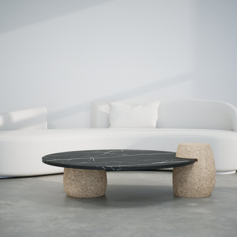 Ozarke Cobblestone Coffee Table