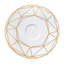 Gem Cut Gold Bone China Teacup