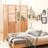 55.2''W X 65''H Solid Wood Folding Screen With 4 Panels, Natural Appearance, Metal Hinges For Quick Folding, Enhances Room Decor 4 Divider, 65''H, Finish, Simple And Handling, Interior Decoration