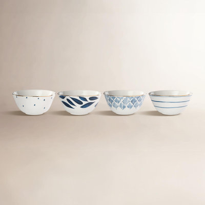 Lenox Blue Bay Porcelain Dessert Bowl