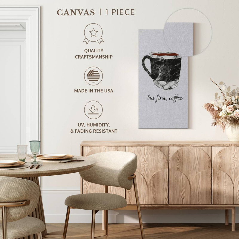 Café première citation, H 30 po x l 15 po
