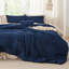 Ensemble d'édredon plissé en microfibre pré-lavé Best vendeur - 89GSM-105529494-105529482