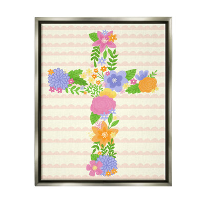" Floral Cross Religious Symbol " by Taylor Shannon Designs