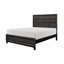Ensemble de chambre à coucher avec lit plateforme en bois nickel nickelé 5 et 2 Rodelfo-1248029528