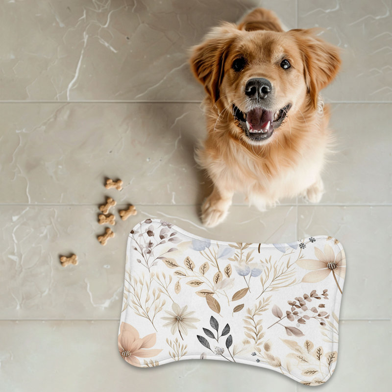 Rustic Botanicals - Tapis d'alimentation en os 1 pièce