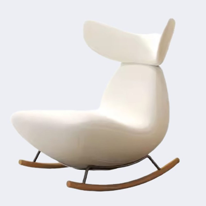 Chaise berçante Modern Fashion, Blanc