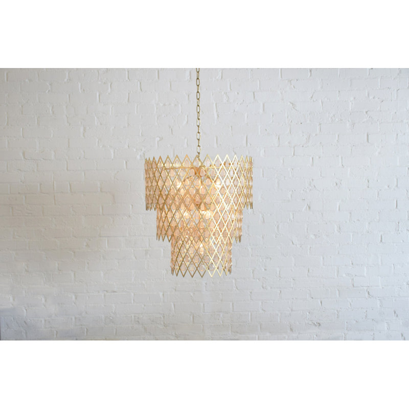 17 - Light Chandelier, 17, 30" H x 48" W x 48" D