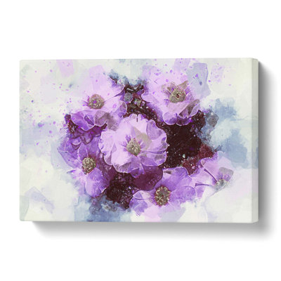 Lilac Flower - Wrapped Canvas Painting