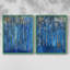 ABSTRACT Series VII - Reproduction encadrée de qualité supérieure - prêt à être accroché - aucun clou requis - aucun clou requis-1872811140-1872811195