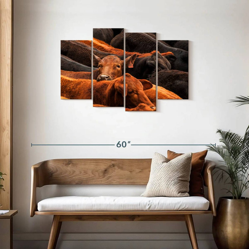 Brampt Beef Cattle, 27" H x 43" W