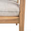 Méridienne d'extérieur en bois d'acacia, ensemble de 2
