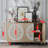 60" Mandala Carved Boho Sideboard with 4 Doors