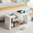 Seamas Bamboo Bench, Farmhouse Dining Bench Entryway Bench for Living Room, Hallway, Bedroom, Bathroom-540965412-558768653