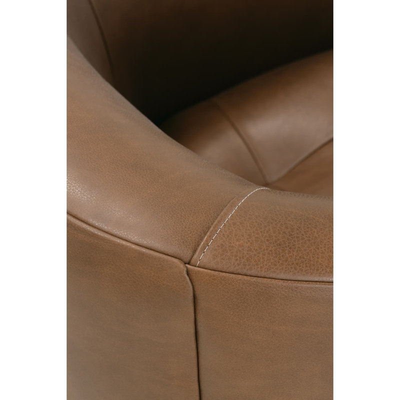 Pate Leather Accent Chair