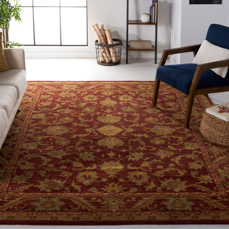 Tapis oriental en laine touffeté à la main Antiquity, Rectangle 6 pi x 9 pi