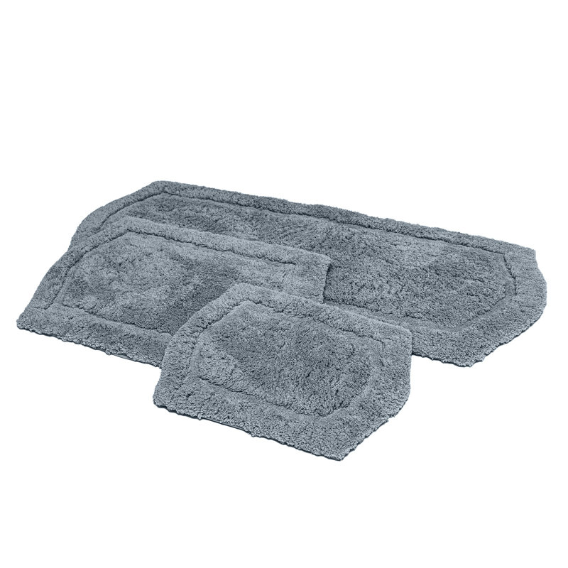 Florac Non-Slip Bath Rug, Charcoal