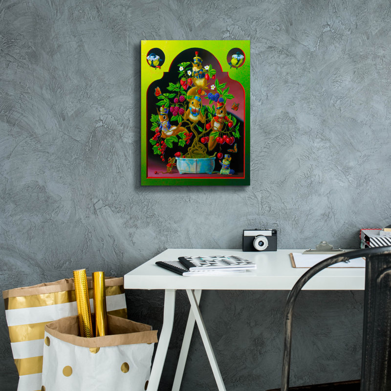 «Gathering N1» par Valery Vecu Quitard, H 16 po x l 12 po x P 0,75 po