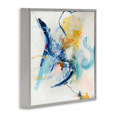 Confident Abstraction Framed Giclee, design by Design Fabrikken