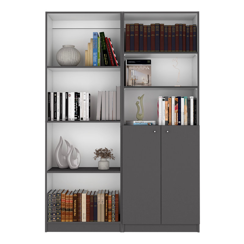 Ensemble de bibliothèque 2 pièces Dupree