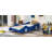 Race Car-Shaped Platform Bed With Wheels-1670747807