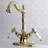 Kingston Brass Bel-Air Two-Handle 1-or-3 Hole Deck Mount Bathroom Faucet with Brass Pop-Up-28237307