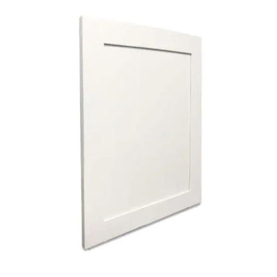 Recessed Panel Painted Hardwood Kitchen Cabinet Set Stock